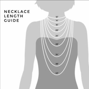 Guide for sizing necklaces !